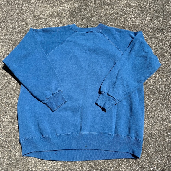 Vintage Blue Mickey Mouse Disney Crewneck Sweatshirt Size Medium Used - Picture 5 of 5